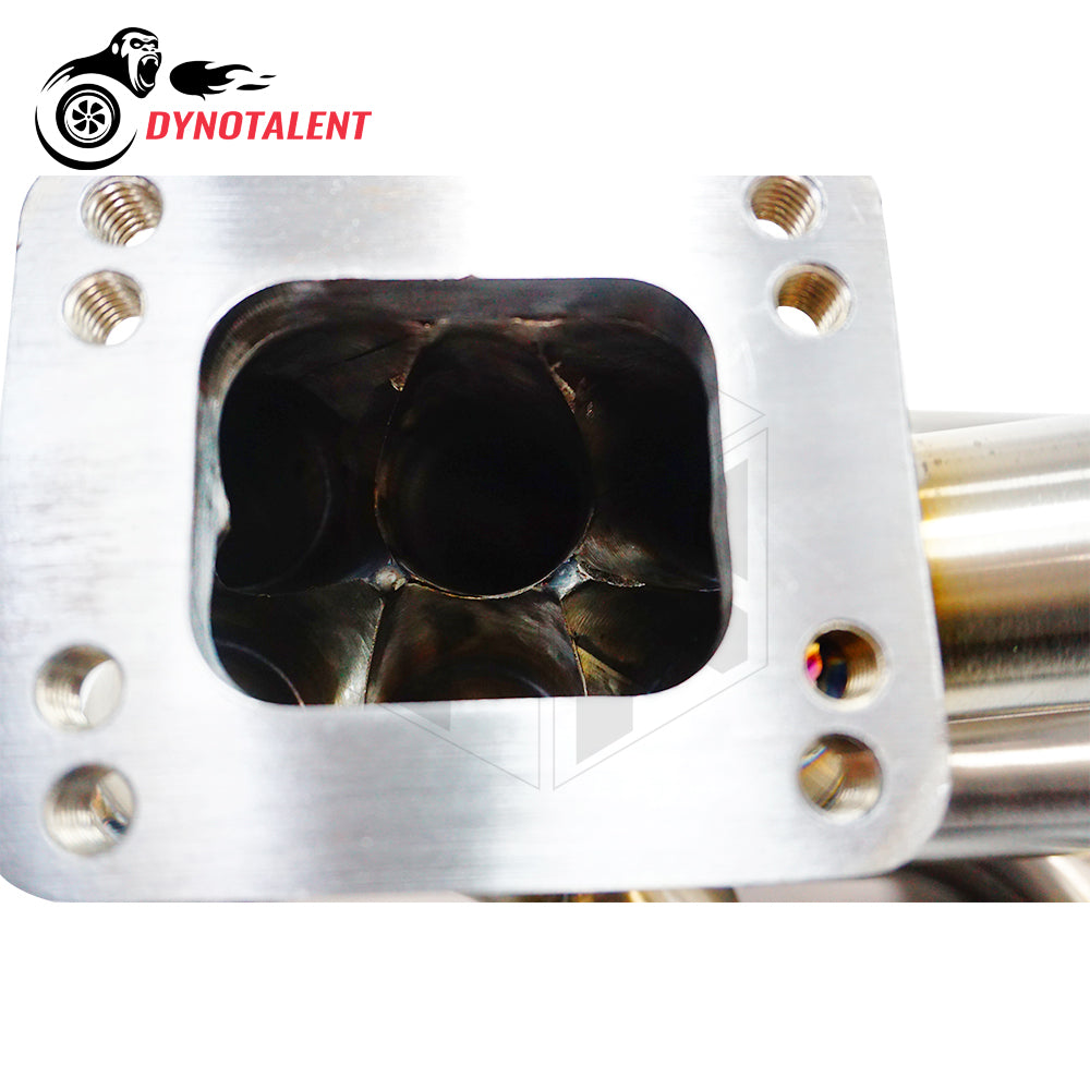 Dynotalent 3.0mm steam pipe T3/T4 Turbo Manifold for BMW M30 E30/E34/E28/E24/E9