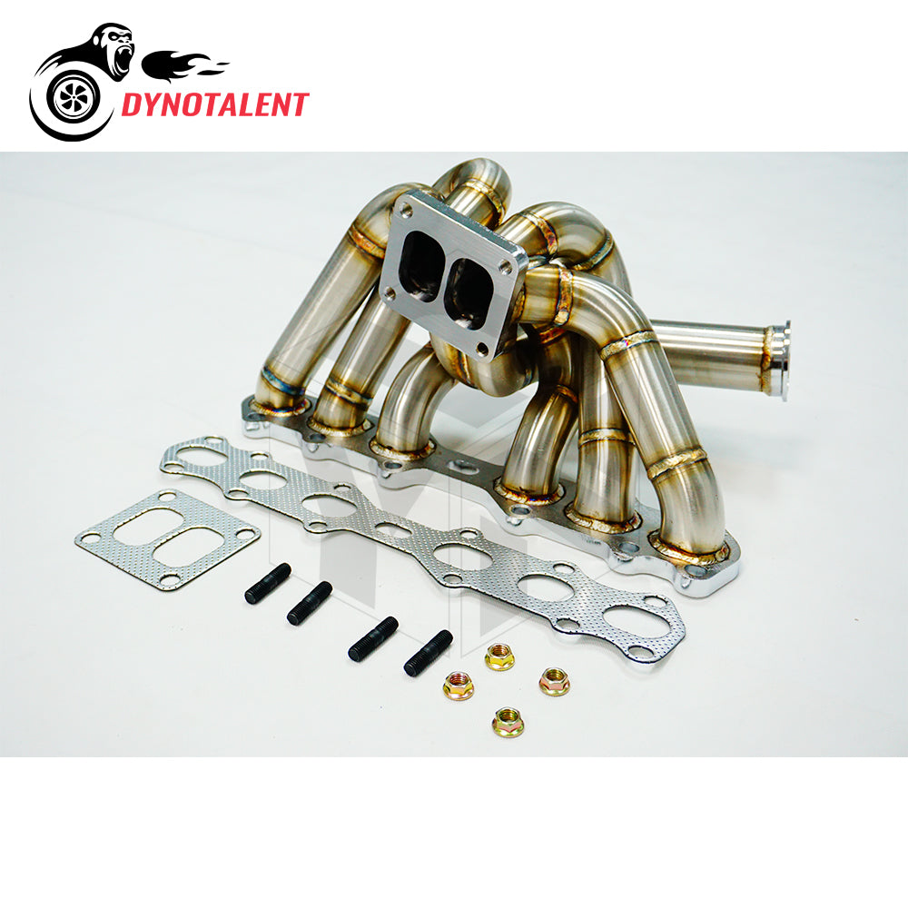 Dynotalent 3mm steam Pipe T4 Turbo MANIFOLD for TOYOTA 1JZGTE