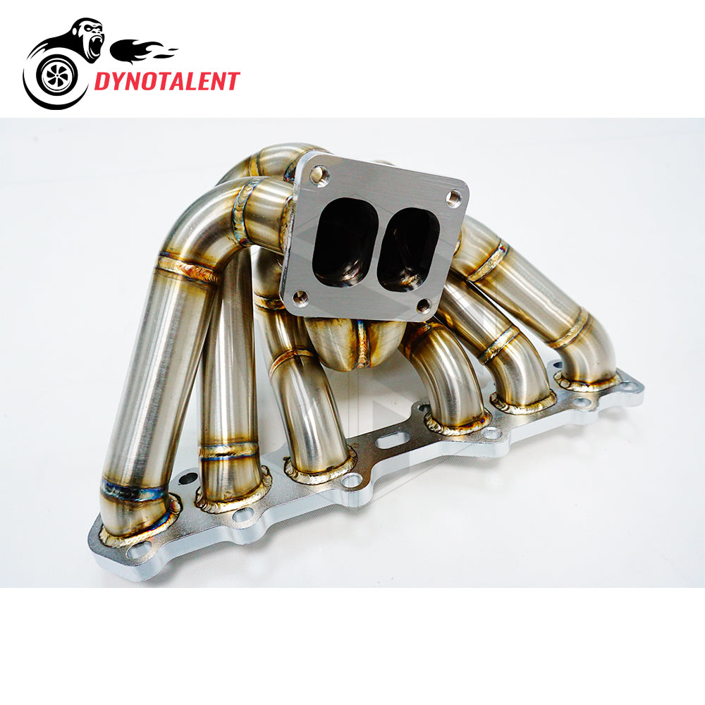 Dynotalent 3mm steam Pipe T4 Turbo MANIFOLD for TOYOTA 1JZGTE