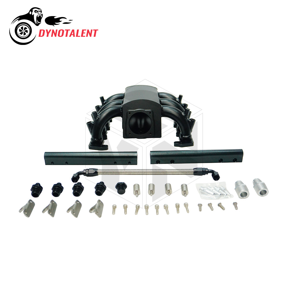 Dynotalent 70mm Billet Intake Manifold with fuel rail kit for AUDI S4