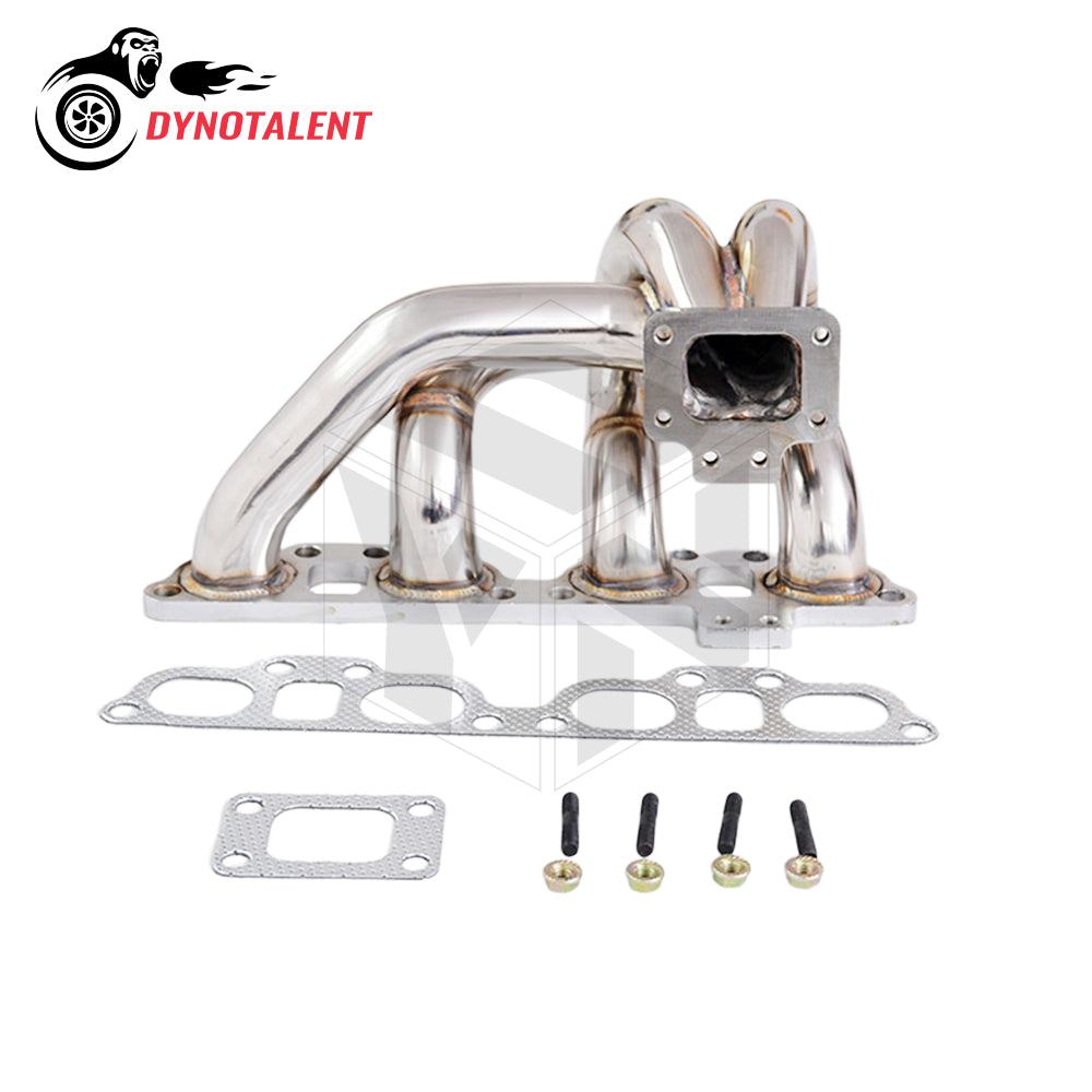 Dynotalent Bottom Mount T25 T28 Turbo Manifold for Nissan 180sx 200sx 240sx Silvia SR20DET 89-98