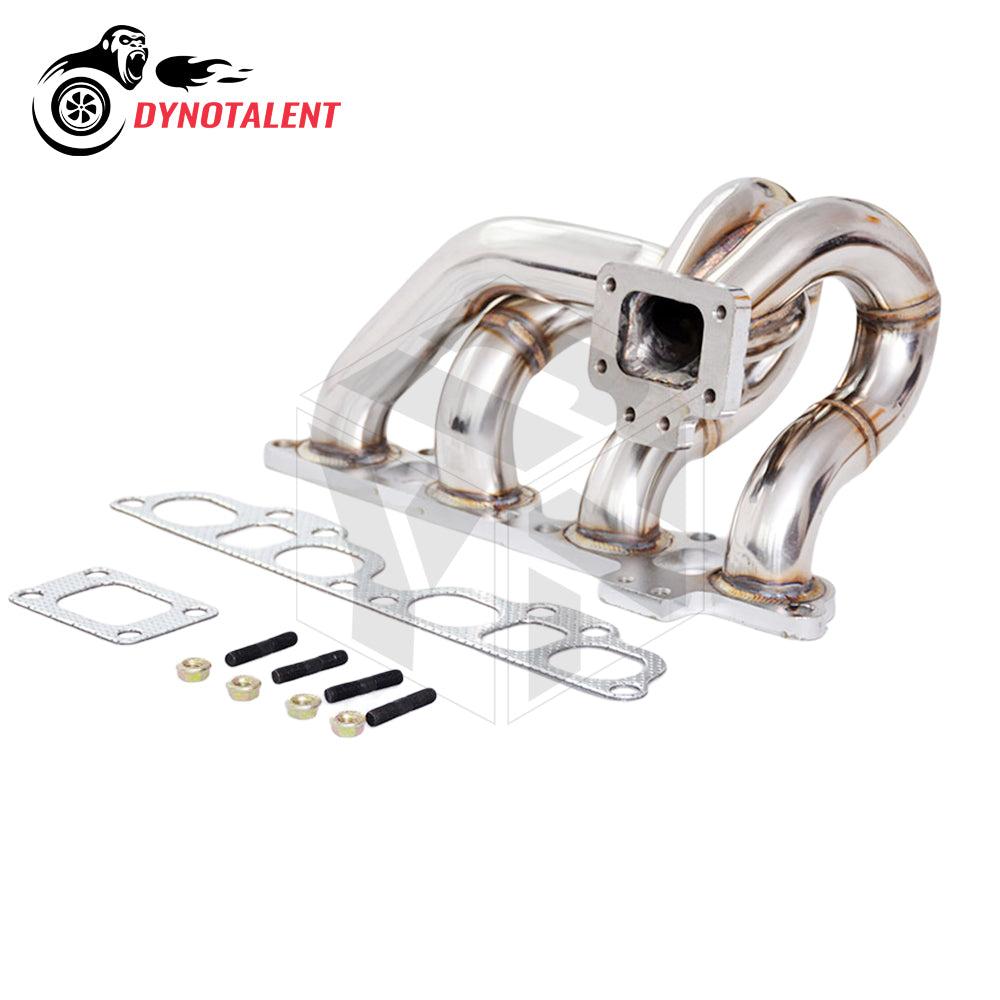 Dynotalent Bottom Mount T25 T28 Turbo Manifold for Nissan 180sx 200sx 240sx Silvia SR20DET 89-98