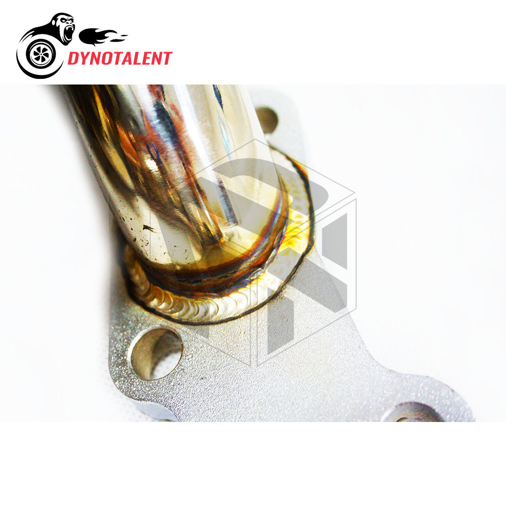 Dynotalent 42mm SS304 44mm V band Wastegate T3 Exhaust Low Mount Turbo  Manifold For RB20 RB25 Skyline R32 R33 R34 RB20DET