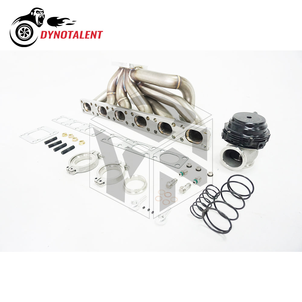 Dynotalent T3/T4 High Quality 3.0mm thick 42mm Sandblasting Turbo Manifold With 44mm Wastegate For BMW E30 E34 24V M50/M52/S50/S52