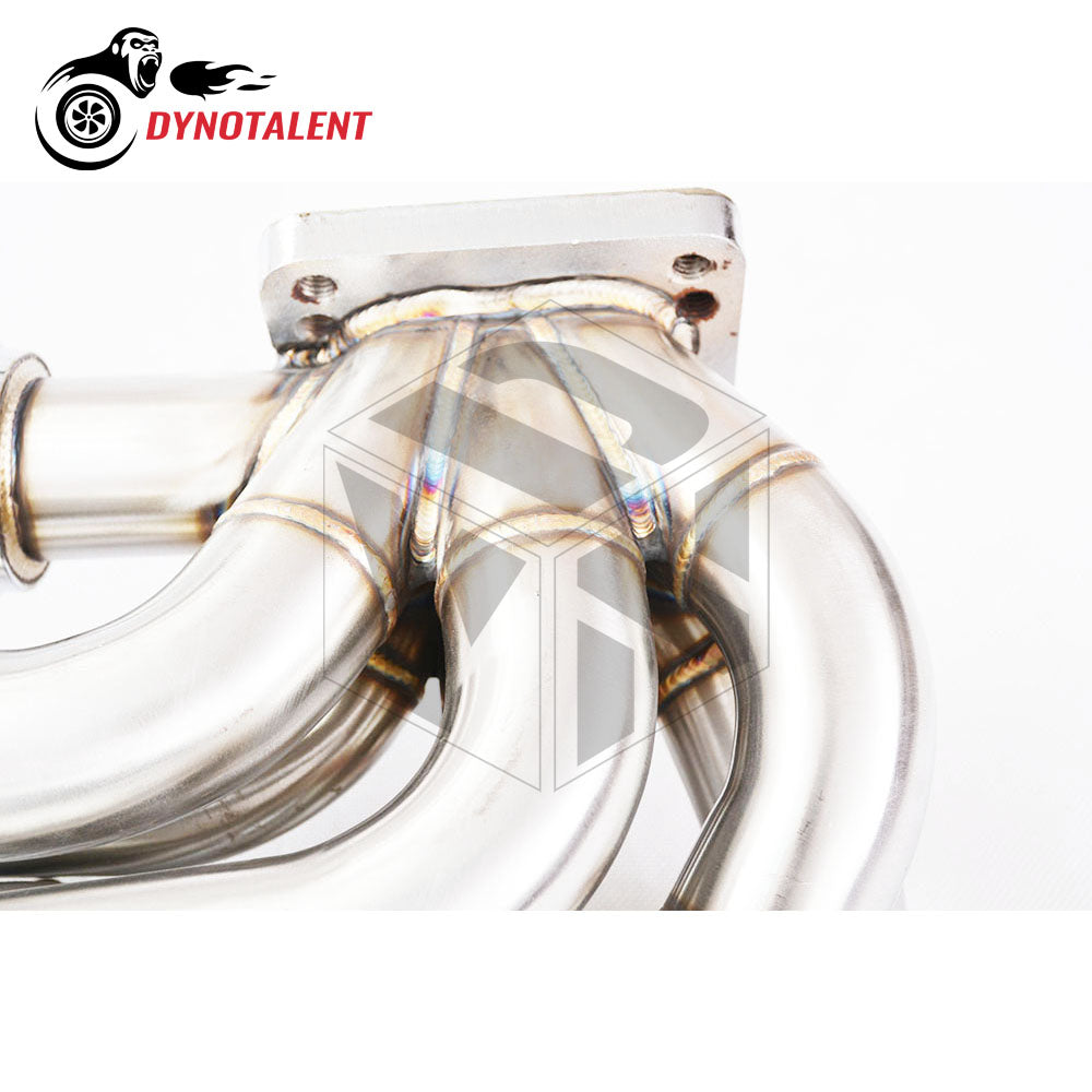 Dynotalent T3T4 3mm Thick Steam Pipe Turbo Manifold  With 44mm Wastegate For BMW M30 E30/E32/E34/E28/E24/E23/E9