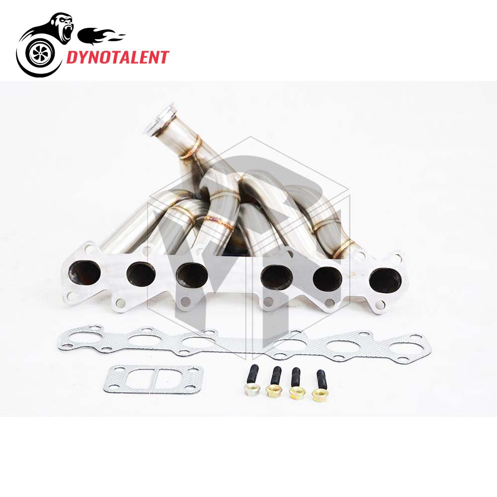 Dynotalent SS304 T3 Twin Scroll Turbo Equel length Manifold Exhaust Fits for TOYOTA Supra 2JZ-GTE 2JZ 93-97