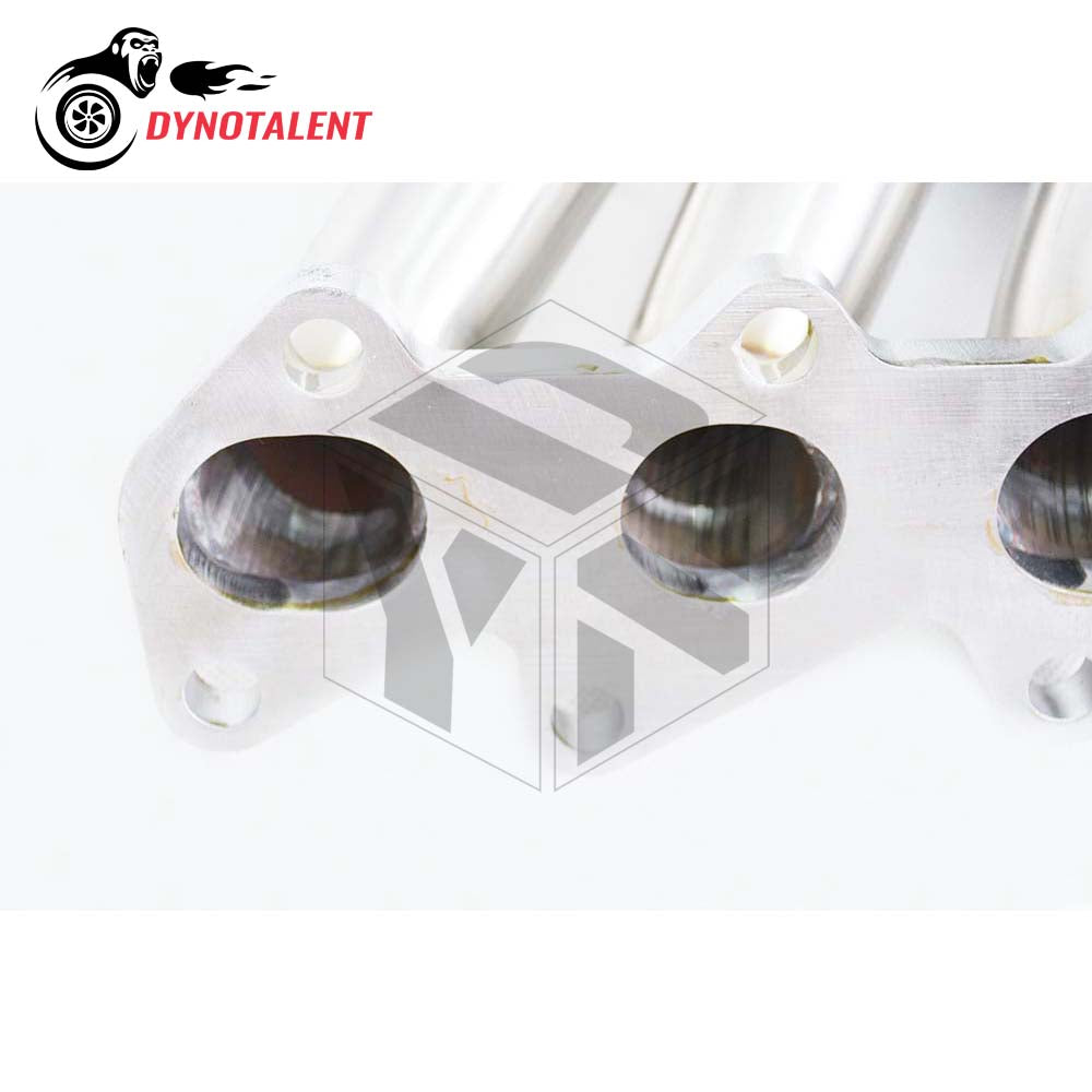 Dynotalent SS304 T3 Twin Scroll Turbo Equel length Manifold Exhaust Fits for TOYOTA Supra 2JZ-GTE 2JZ 93-97