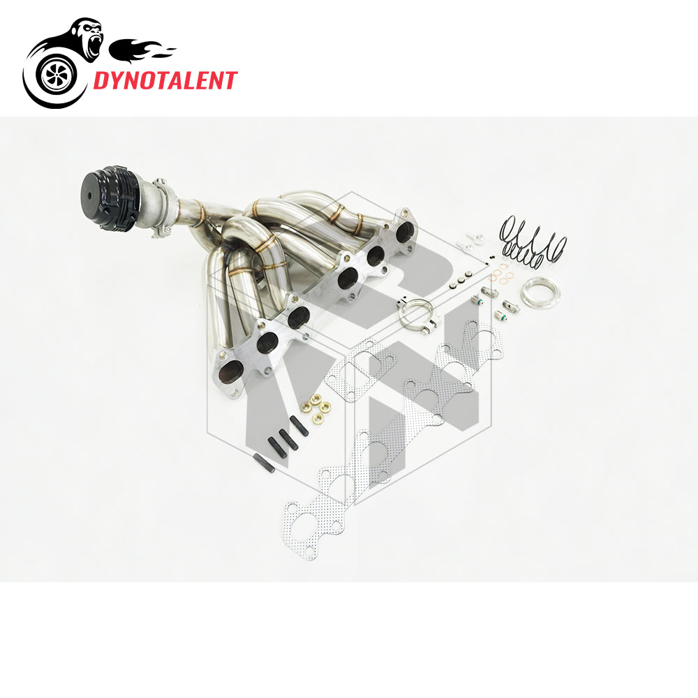 Dynotalent S304 T3 Twin Scroll Turbo Equel length Manifold With 44mm wastegate For TOYOTA Supra 2JZ-GTE 2JZ 1993-1997