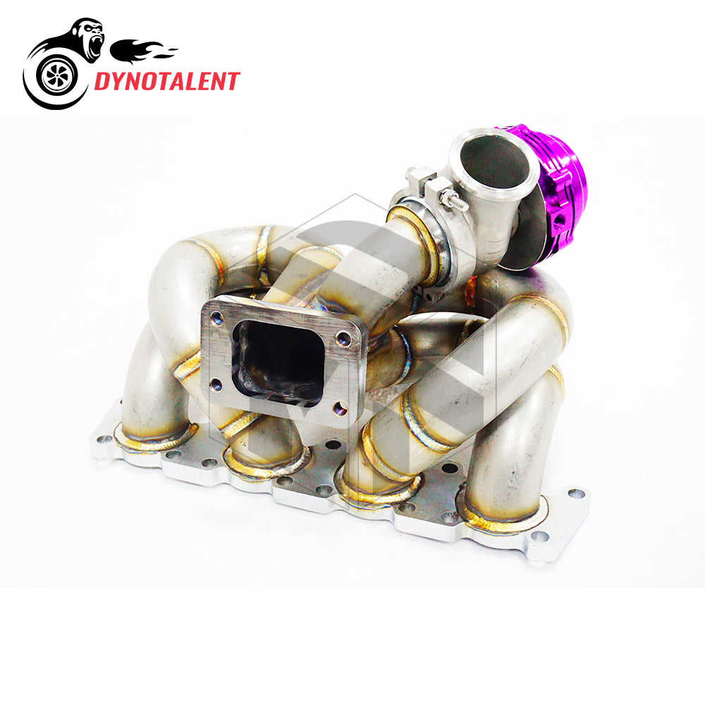Dynotalent High Quality 3mm Thick schedule 48mm Turbo Manifold With 44mm Wastegate For A4 1.8L 1999-2004