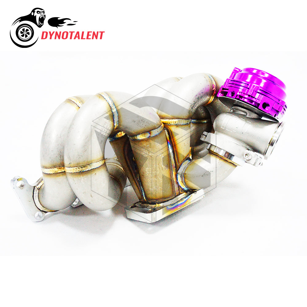 Dynotalent High Quality 3mm Thick schedule 48mm Turbo Manifold With 44mm Wastegate For A4 1.8L 1999-2004