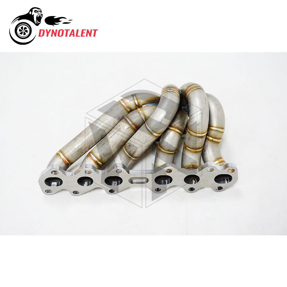 Dynotalent 3mm Thick schedule 40 Stainless Steel Equal Length T4 Turbo Manifold Supra 2JZGTE 2JZ-GTE 2JZ GTE 1993-1998