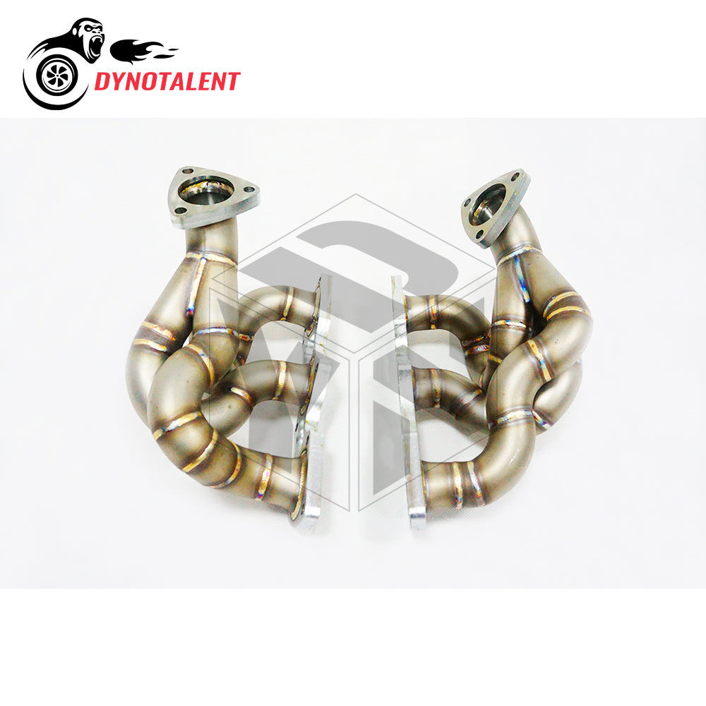 Dynotalent SS304 3.0mm Thick Brushed Long Tube Header Exhaust Manifold Porsche 991.1 3.8L