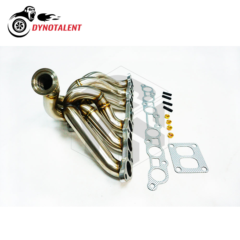 Dynotalent 42mm OD T4 twin scroll equal length Turbo Manifold Lexus GS300 Mk4 2JZGE 1993-1998