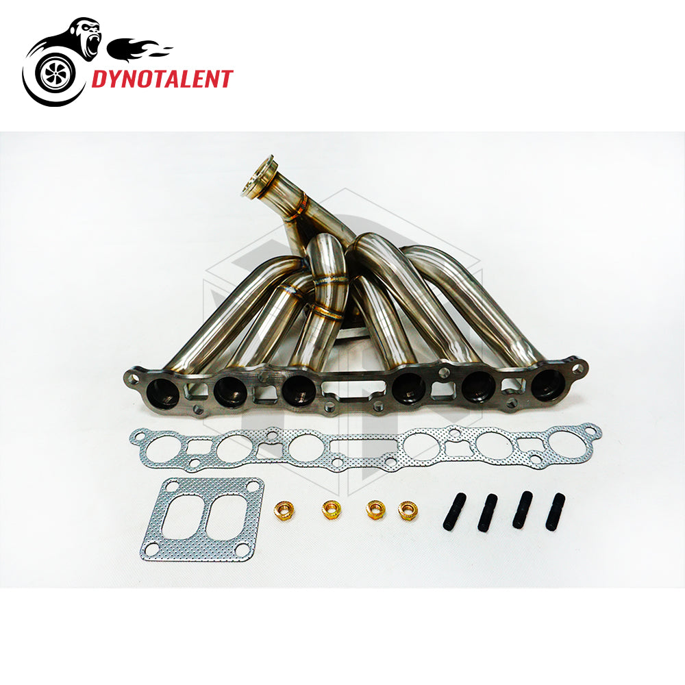 Dynotalent 42mm OD T4 twin scroll equal length Turbo Manifold Lexus GS300 Mk4 2JZGE 1993-1998