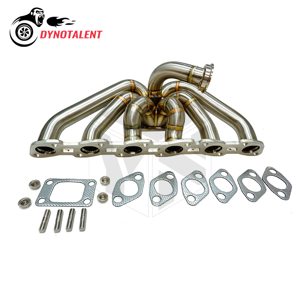 Dynotalent T4 TWIN SCROLL Turbo Manifold Stainless Steel 304 for Nissan Skyline S13 S14 RB20 RB25 240sx 1989-1999