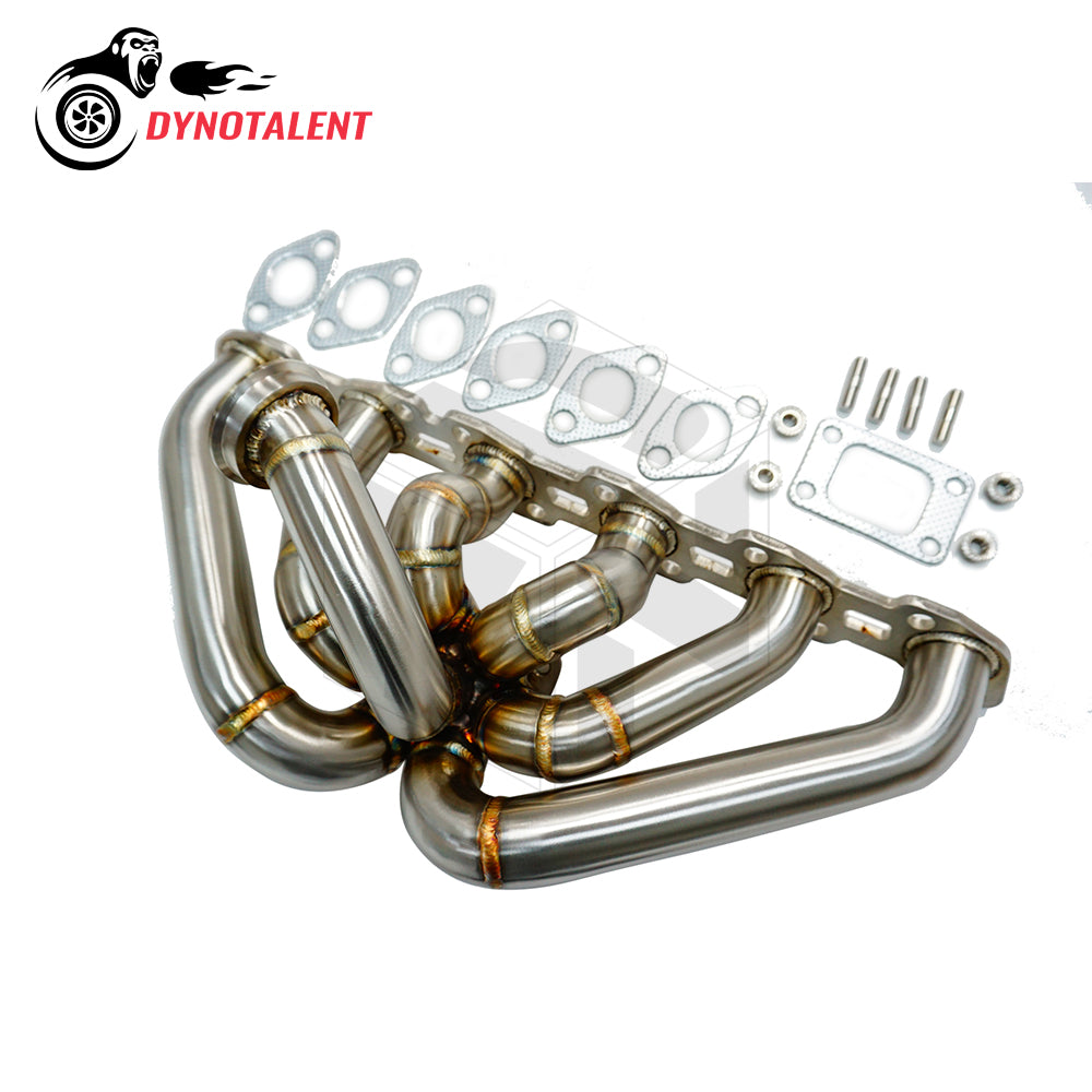 Dynotalent T4 TWIN SCROLL Turbo Manifold Stainless Steel 304 for Nissan Skyline S13 S14 RB20 RB25 240sx 1989-1999