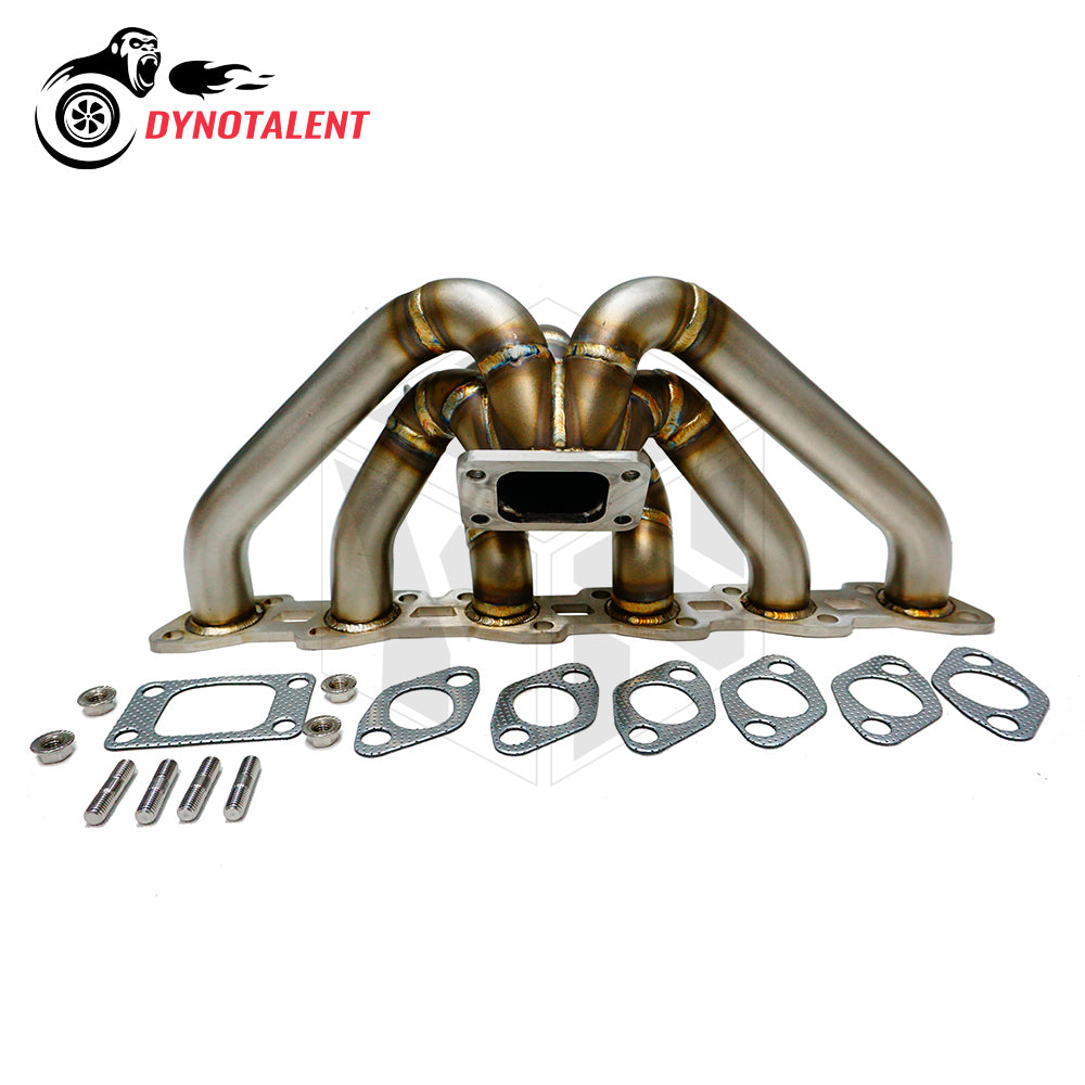 Dynotalent T4 TWIN SCROLL Turbo Manifold Stainless Steel 304 for Nissan Skyline S13 S14 RB20 RB25 240sx 1989-1999