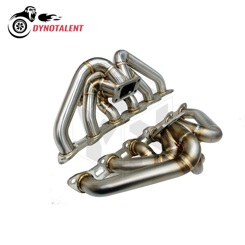 Dynotalent T4 TWIN SCROLL Turbo Manifold Stainless Steel 304 for Nissan Skyline S13 S14 RB20 RB25 240sx 1989-1999