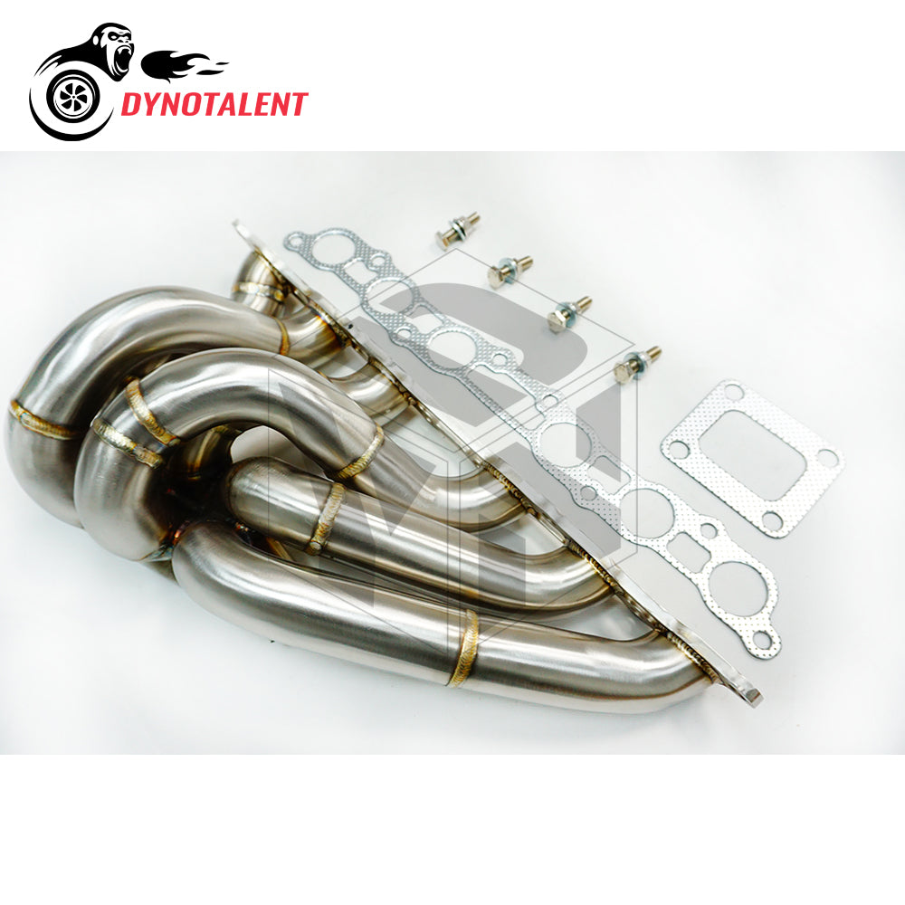 Dynotalent 3mm Thick Steam Pipe SS304 T4 Turbo Manifold for ToYoTa Supra 2JZ GE 1993-1998