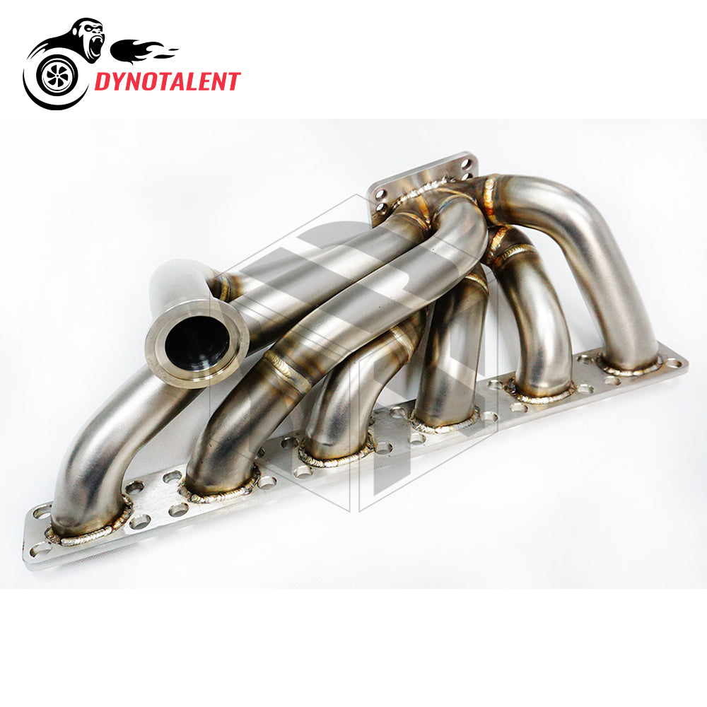 Dynotalent 3.0mm thick 42mm Sandblasting T3/T4 Turbo Manifold For BMW E30 E34 24V M50/M52/S50/S52