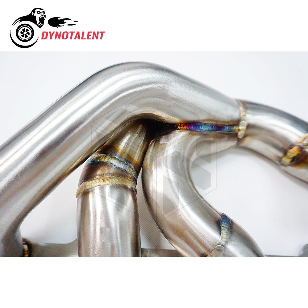 Dynotalent 42mm STAINLESS STEEL T3 Exhaust Low Mount Turbo MANIFOLD For RB20 RB25 Skyline R32 R33 R34 RB20DET