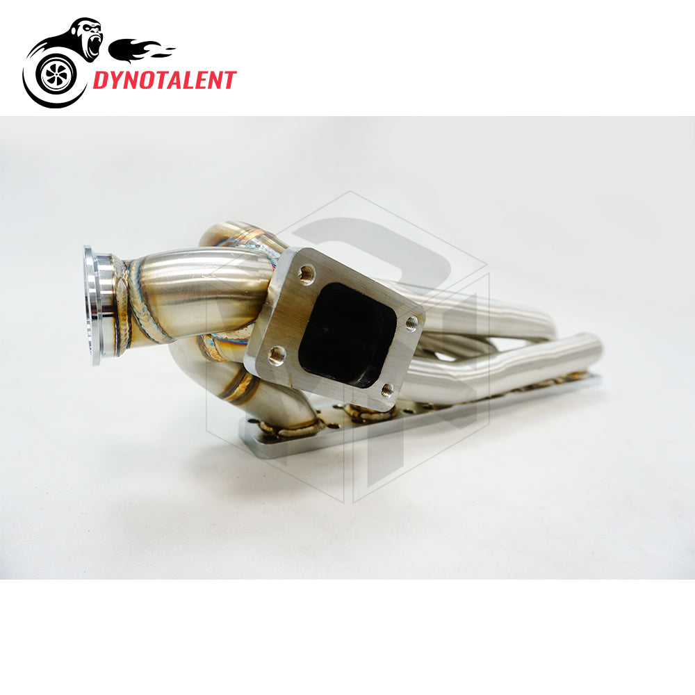 Dynotalent 3.0mm tube thick steam pipe Equal Length T3 TOP MOUNT Turbo Manifold  For BMW E36 M50 M52 S50 S52 1992- 98