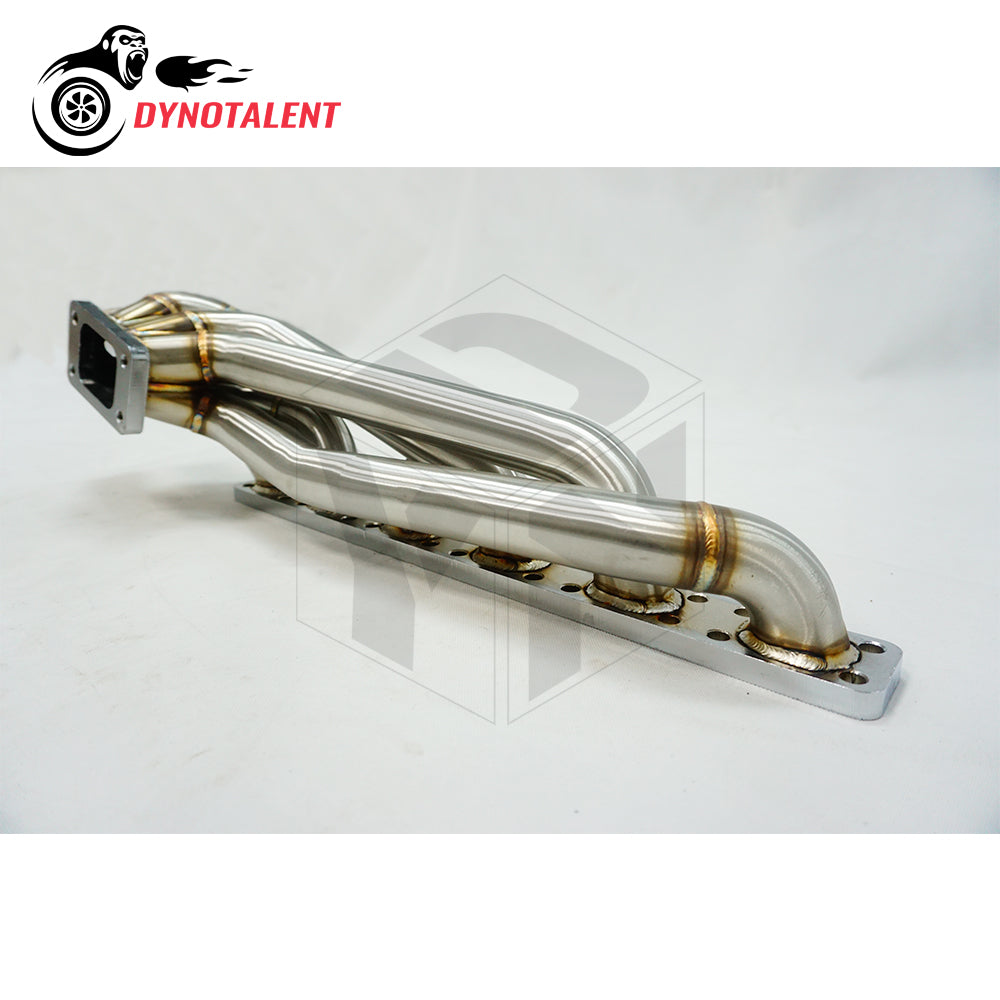 Dynotalent 3.0mm tube thick steam pipe Equal Length T3 TOP MOUNT Turbo Manifold  For BMW E36 M50 M52 S50 S52 1992- 98