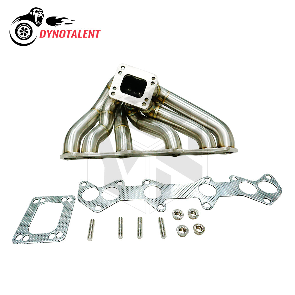 Dynotalent 3mm UPGRADE T3T4 Flange STEAM PIPE MANIFOLD For 1JZGTE 1JZ VVTI 1989-1993