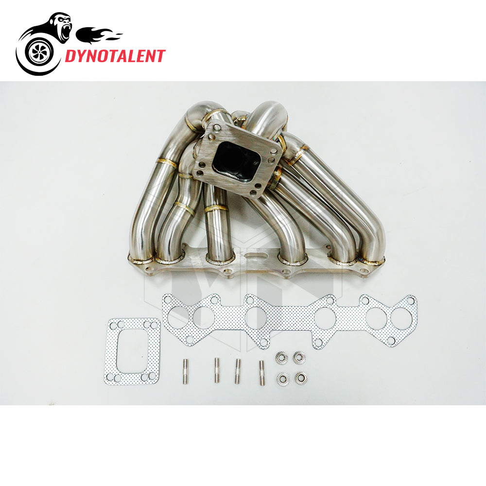 Dynotalent 3mm UPGRADE T3T4 Flange STEAM PIPE MANIFOLD For 1JZGTE 1JZ VVTI 1989-1993