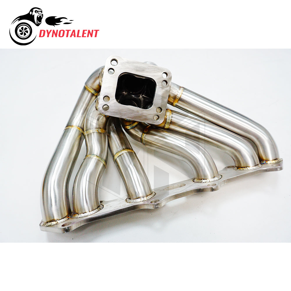 Dynotalent 3mm UPGRADE T3T4 Flange STEAM PIPE MANIFOLD For 1JZGTE 1JZ VVTI 1989-1993