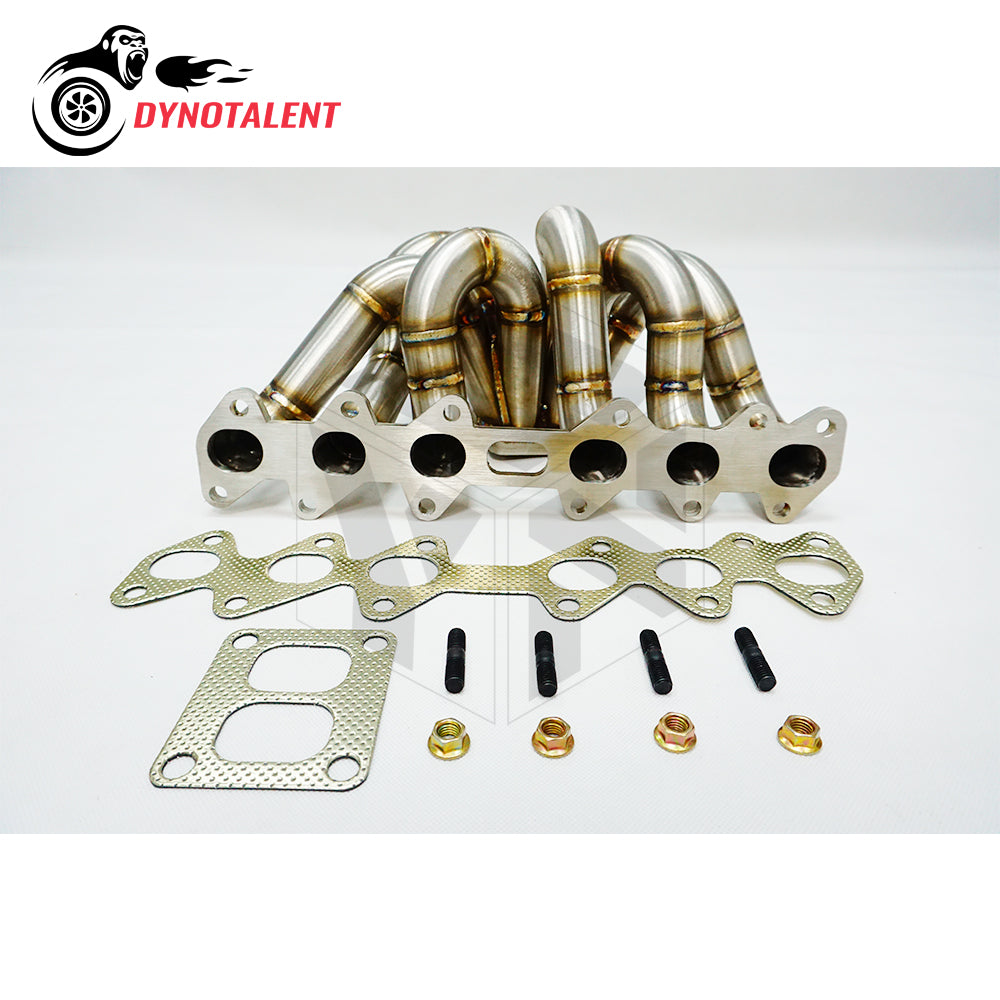 Dynotalent 3.0mm steam pipe T4 Divided equal length Turbo Manifold for Toyota Supra 2JZ-GTE 1993-1998