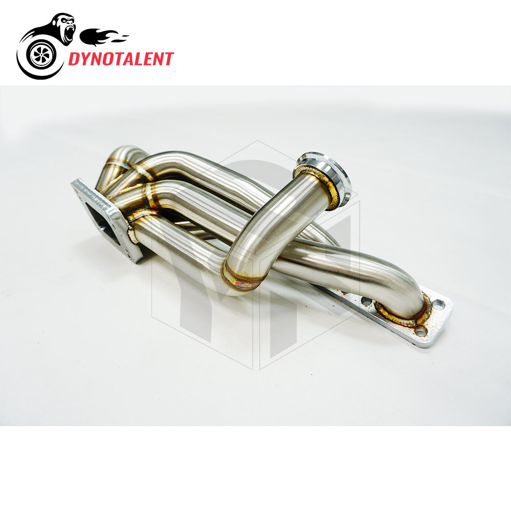 Dynotalent OD 42mm Brushed 3.0mm thick T3/T4 Turbo Manifold For BMW E30 E34 24V M50/M52/S50/S52