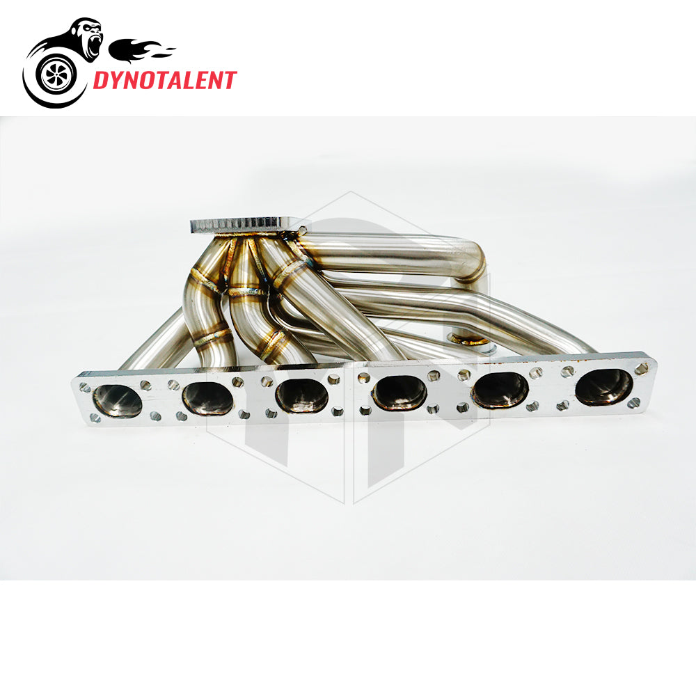 Dynotalent OD 42mm Brushed 3.0mm thick T3/T4 Turbo Manifold For BMW E30 E34 24V M50/M52/S50/S52