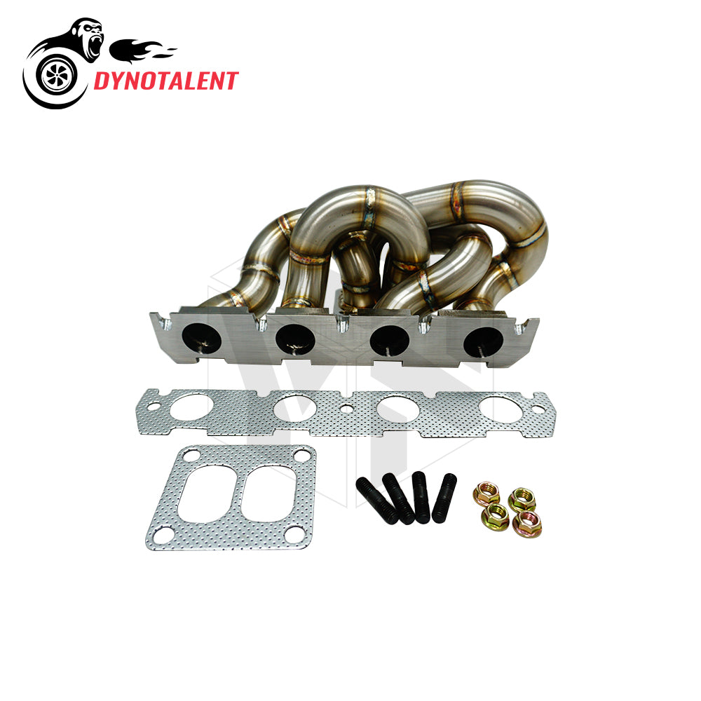 Dynotalent 42mm OD 3mm Stainless Steel 3mm T4 Twin Turbo Manifold for  AUDI A3 S3 A5 Q5 A6 TT/TTS GOLF MK5/6 JETTA EA888 Gen2 EA113 1.8T 20V VAG engines