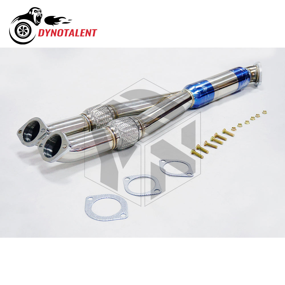 Dynotalent Titanize Catless Y-Pipe SS304 Downpipe For Nissan GTR R35 2009+