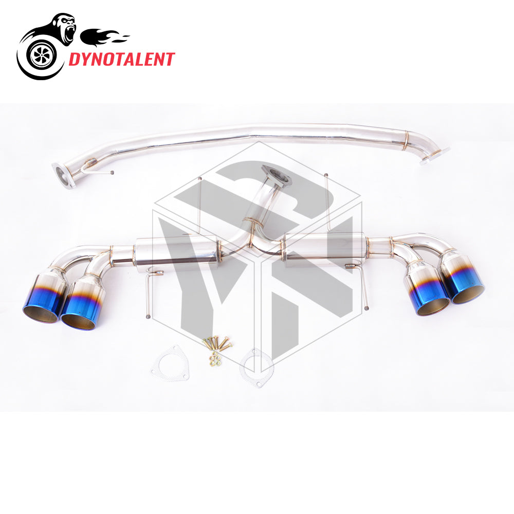 Dynotalent SS304 3.0'' Exhaust Catback for NISSAN GTR GT-R R35 2008-2019