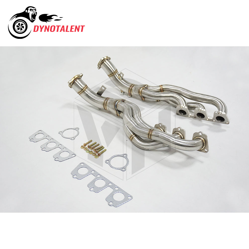 Dynotalent SS304 Long Tube Exhaust Header For AUDI B8 3.0T S4 and S5 A7 A8 Q5 SQ5 3.0 TFSI V6