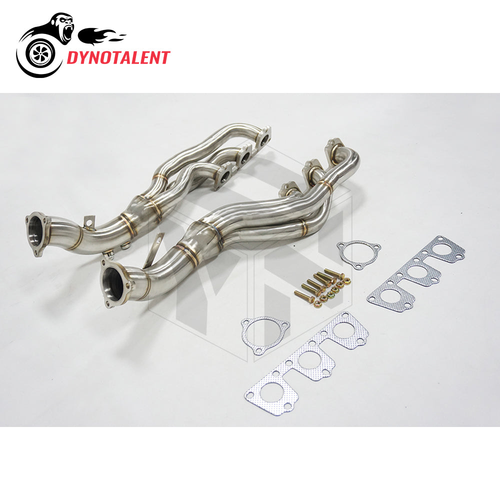 Dynotalent SS304 Long Tube Exhaust Header For AUDI B8 3.0T S4 and S5 A7 A8 Q5 SQ5 3.0 TFSI V6