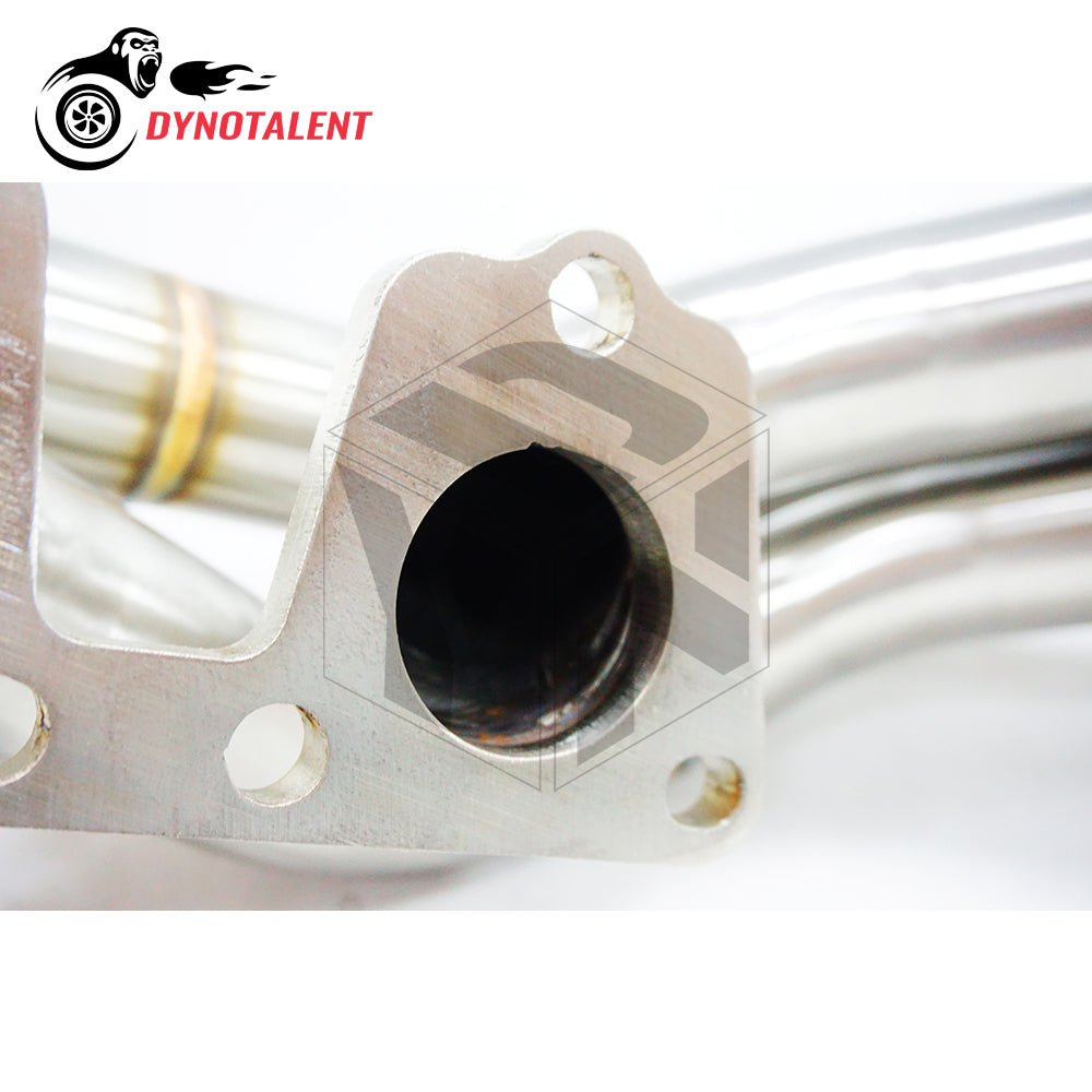 Dynotalent SS304 Long Tube Exhaust Header With Insulation tape For B8 3.0T S4 and S5 A7 A8 Q5 SQ5 3.0 TFSI V6