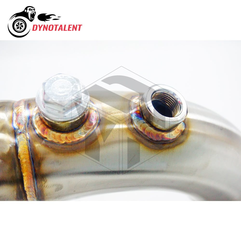 Dynotalent SS304 Long Tube Exhaust Header With Insulation tape For B8 3.0T S4 and S5 A7 A8 Q5 SQ5 3.0 TFSI V6