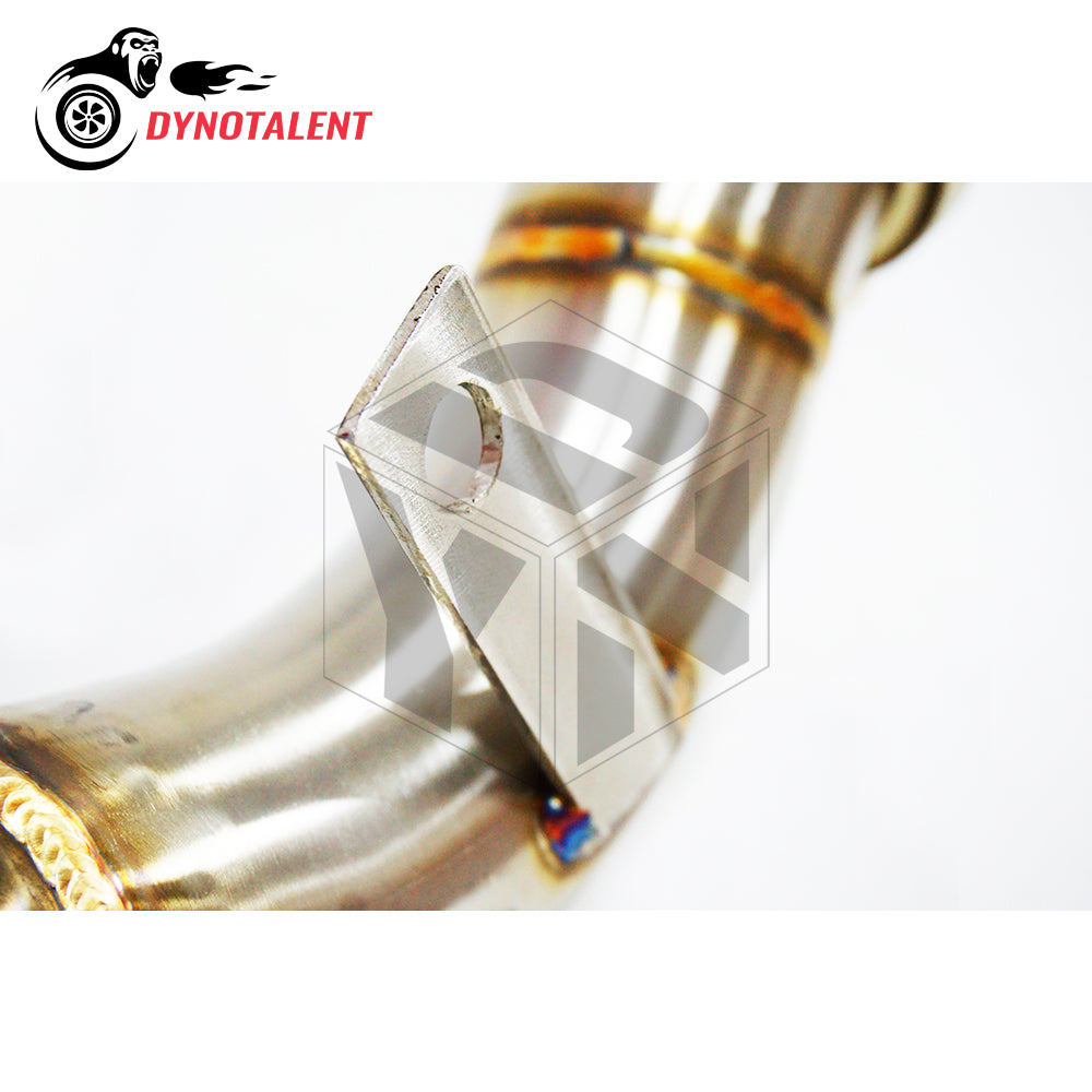 Dynotalent SS304 Long Tube Exhaust Header With Insulation tape For B8 3.0T S4 and S5 A7 A8 Q5 SQ5 3.0 TFSI V6