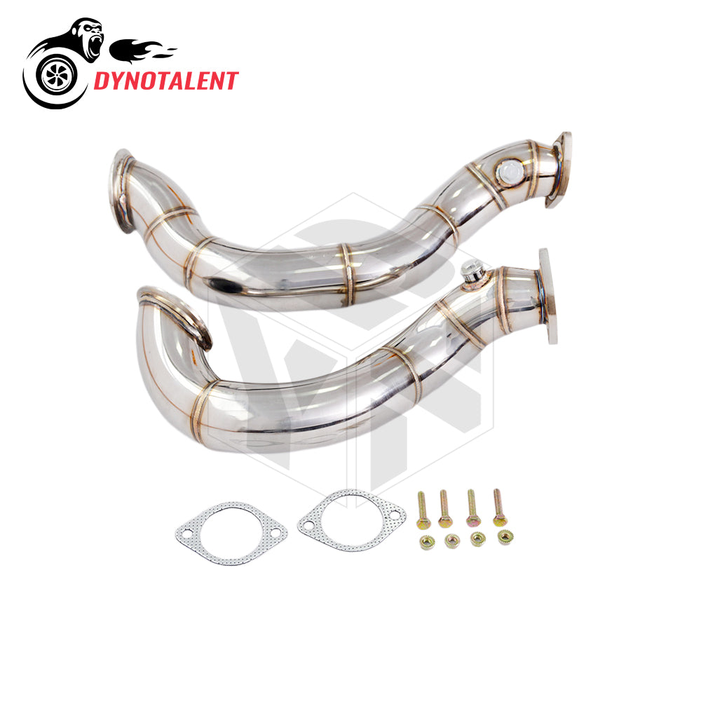 Dynotalent 3.0'' SS304 High Flow Performance Catless Downpipe For BMW N54 E82 E87 E81 E90 E91 92 135I 335I Z4