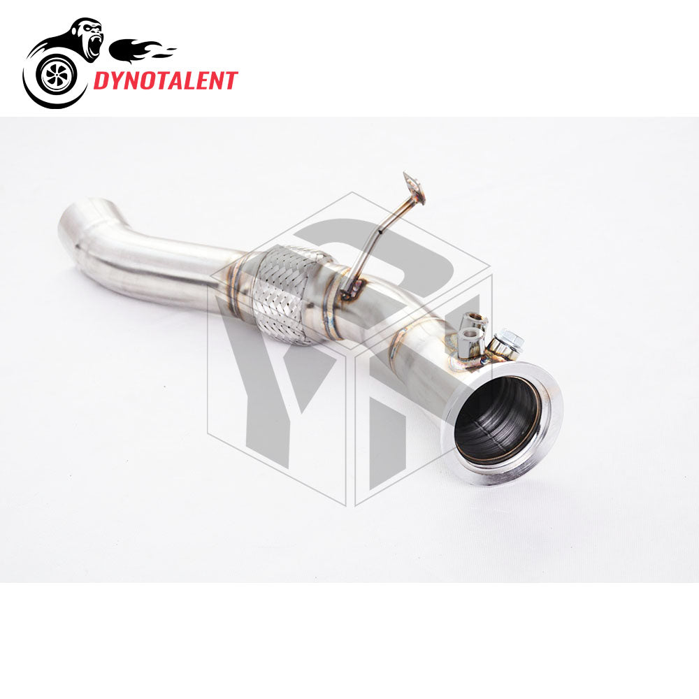 Dynotalent SS304 Exhaust Catless Dowpipe For BMW E90 E60 330D 325D 530D M57 N2