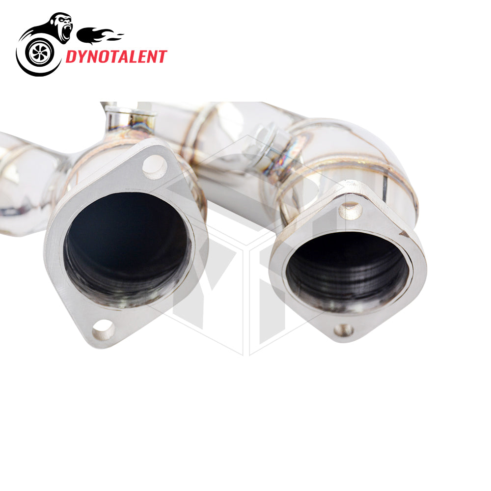 Dynotalent 3.0'' SS304 High Flow Performance Catless Downpipe For BMW N54 E82 E87 E81 E90 E91 92 135I 335I Z4