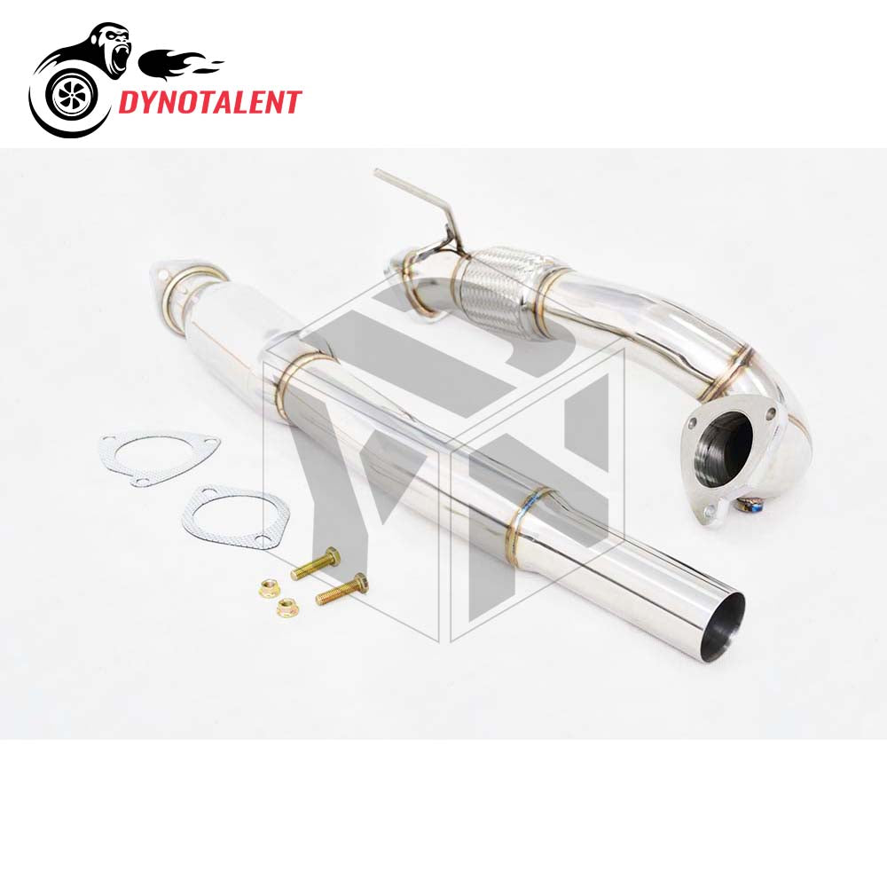 Dynotalent  3.0'' High Flow 200 cell Metal Sports Cat with Downpipe S3 8L & TT 8N Seat Le on 1.8T