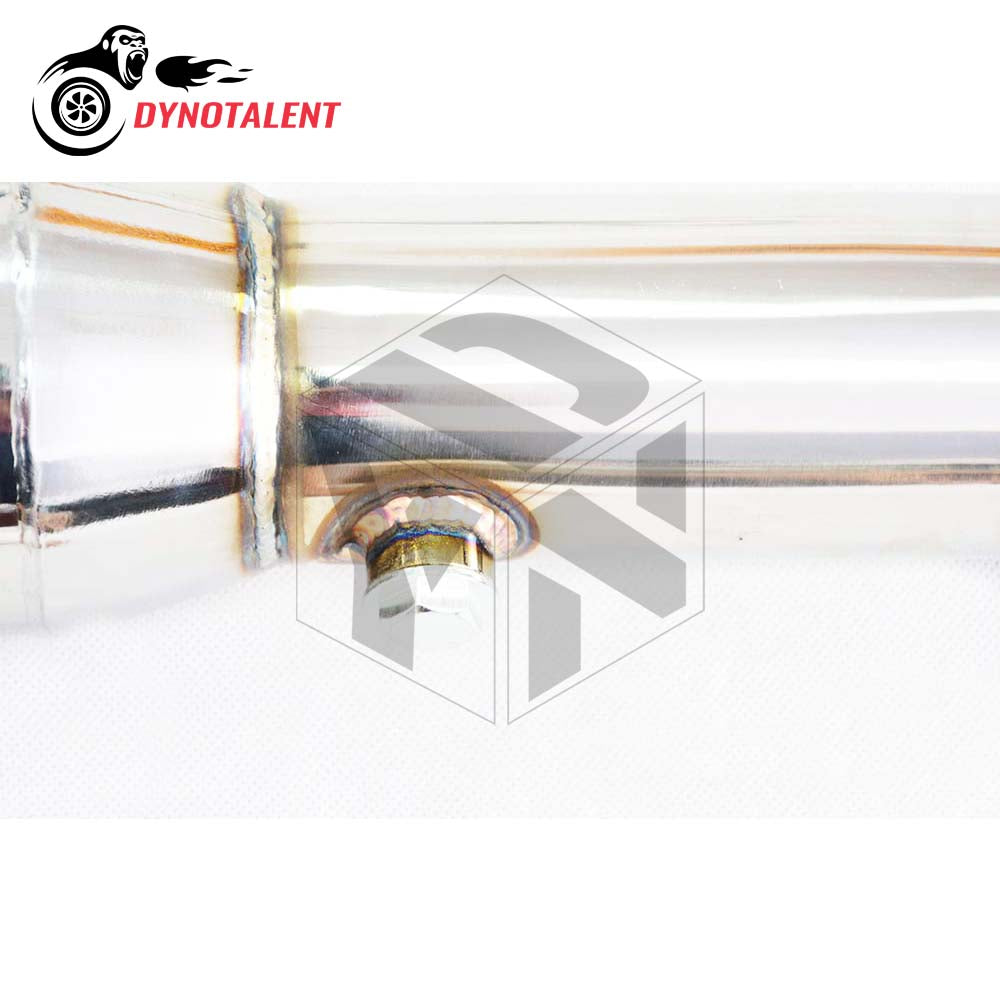 Dynotalent  3.0'' High Flow 200 cell Metal Sports Cat with Downpipe S3 8L & TT 8N Seat Le on 1.8T