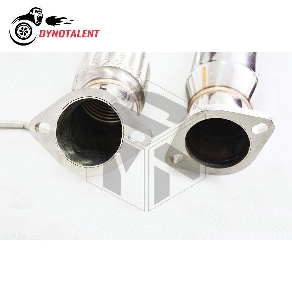 Dynotalent  3.0'' High Flow 200 cell Metal Sports Cat with Downpipe S3 8L & TT 8N Seat Le on 1.8T