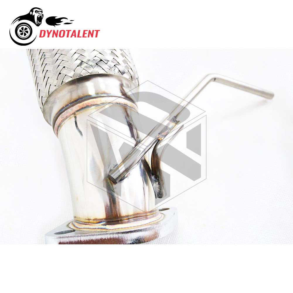 Dynotalent  3.0'' High Flow 200 cell Metal Sports Cat with Downpipe S3 8L & TT 8N Seat Le on 1.8T