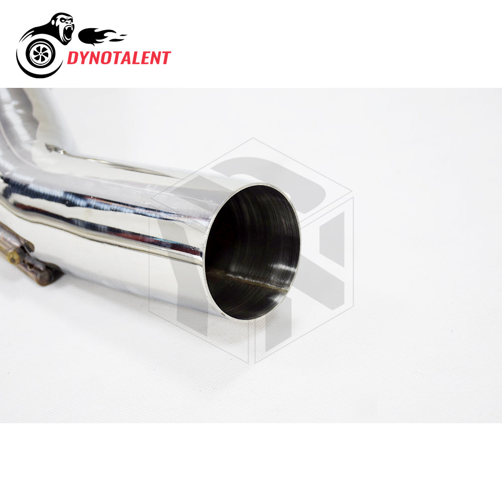 Dynotalent 3.0'' SS304 Stainless Catless Turbo Downpipe for A3 S3 8V TT / MK7 R 2.0 TFSI 2014+