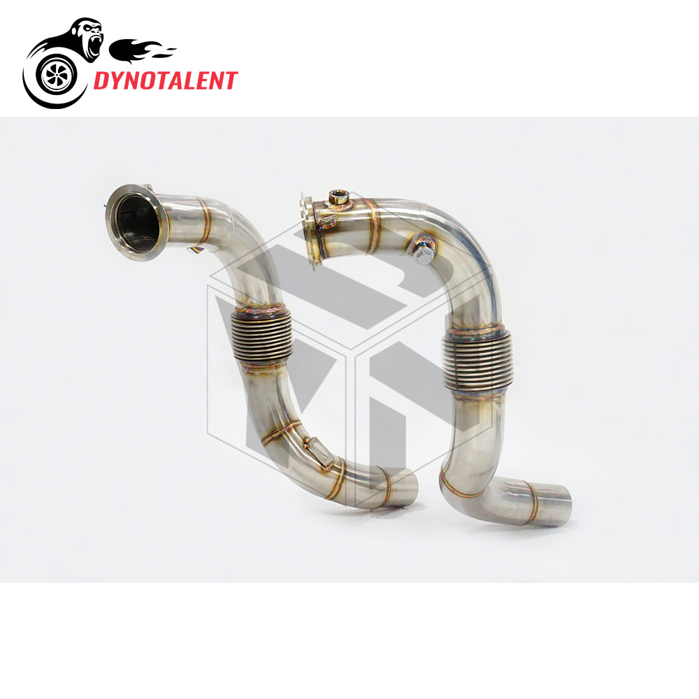 Dynotalent 3.0'' New Design High-Performance Catless Downpipe For BMW S63 F85 F86 X5M X6M 4.4T 2015+